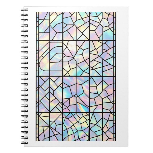 Espiral caderno de vitrais (Frente)