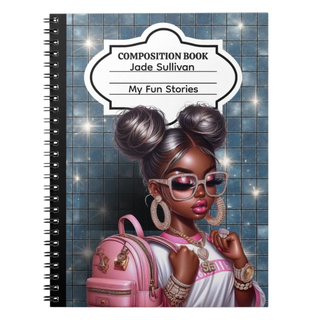 Espiral Caderno de Volta às Aulas (Personalizável) (Frente)