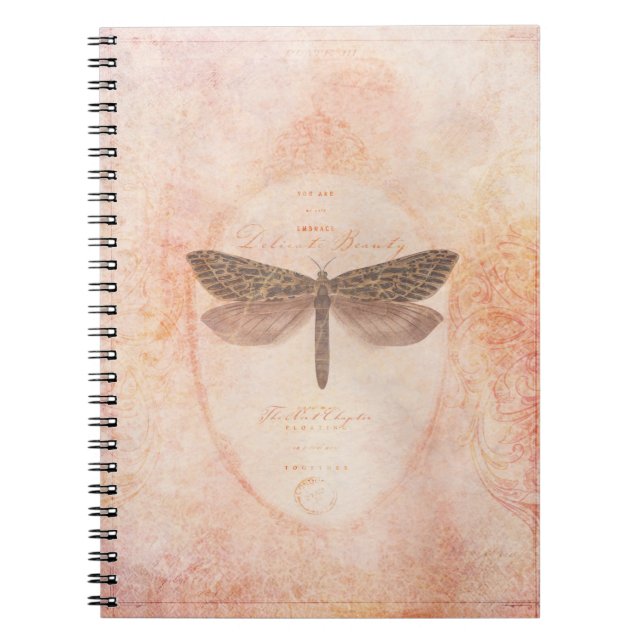 Espiral Caderno delicado da beleza (Frente)