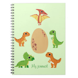 Espiral Caderno Dino – Diário Fofo de Dinossauro
