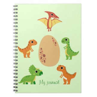 Espiral Caderno Dino – Diário Fofo de Dinossauro