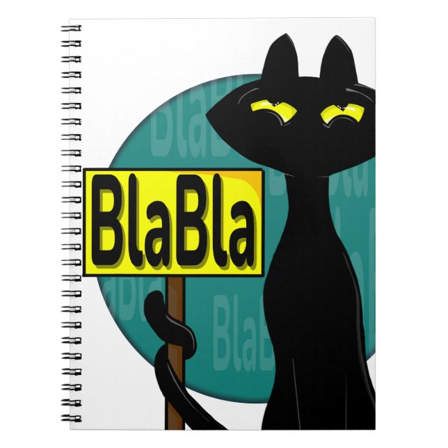 Espiral Caderno Divertido Bad Boogie - BlaBla (Frente)
