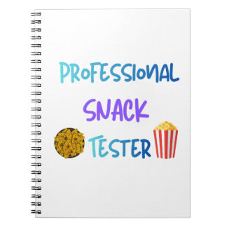 Espiral Caderno Divertido de Crianças Testador de Lanche P