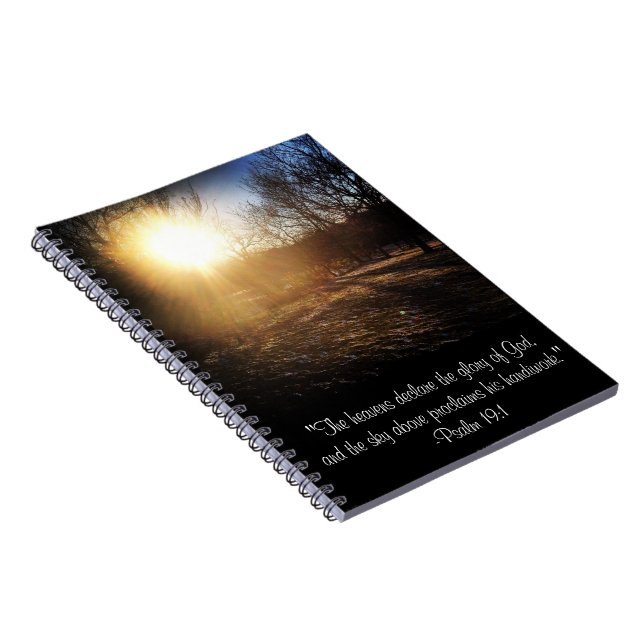 Espiral Caderno do 19:1 do salmo (Lado Direito)
