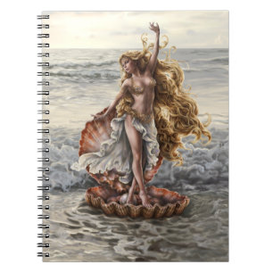 Espiral Caderno do Afrodite da deusa pelo artista Lindsay