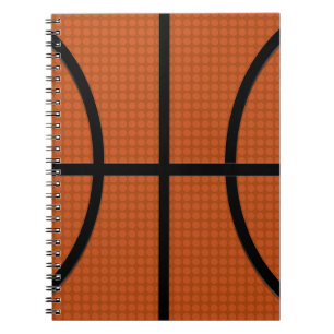 Espiral Caderno do basquetebol
