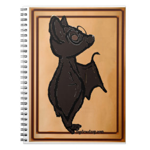 Espiral caderno do Blinky the Bat