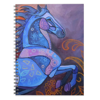 Espiral Caderno do cavalo 2 do vitral