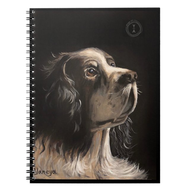 Espiral caderno do cocker spaniel (Frente)
