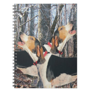 Espiral Caderno do Coonhound do caminhante de Treeing da