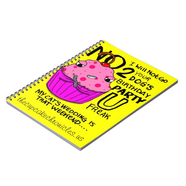 Espiral Caderno do cupcake (Left Side)