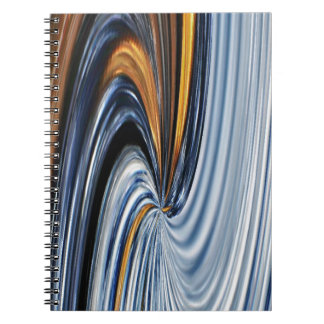 Espiral Caderno do design gráfico do Zipper da sarja de