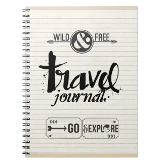 Espiral Caderno do Diário do viagem