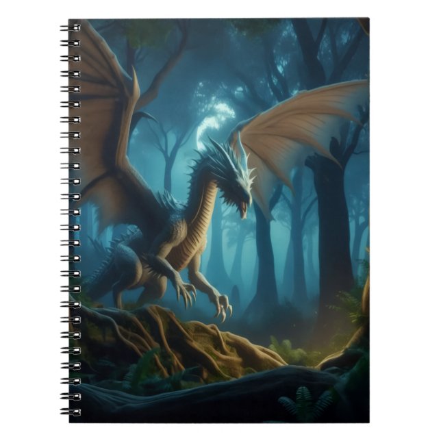 Espiral Caderno do Draco Alado (Frente)