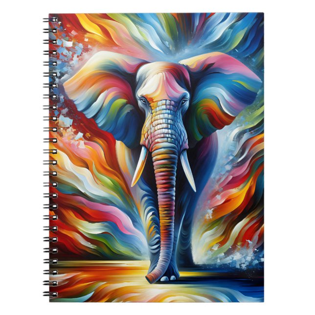 Espiral Caderno do Elefante da Força do Espectro (Frente)