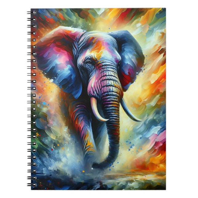 Espiral Caderno do Elefante Thunder Grace (Frente)
