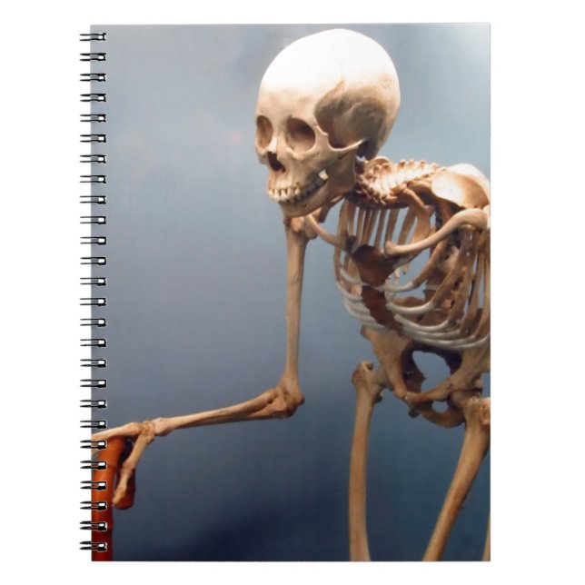 Espiral Caderno do esqueleto do Hunchback (Frente)