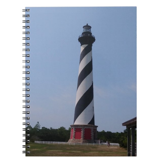 Espiral Caderno do farol de Hatteras do cabo (Frente)