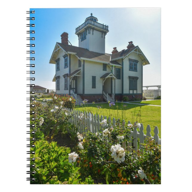 Espiral Caderno do Farol de Point Fermin | Diário Costeiro (Frente)