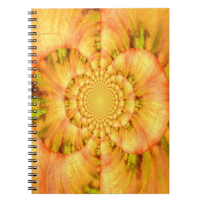 Espiral Caderno do Fractal do verão (Frente)