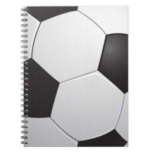 Espiral Caderno do futebol do futebol