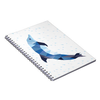 Espiral Caderno do golfinho