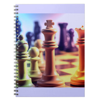 Espiral Caderno do jogo de xadrez