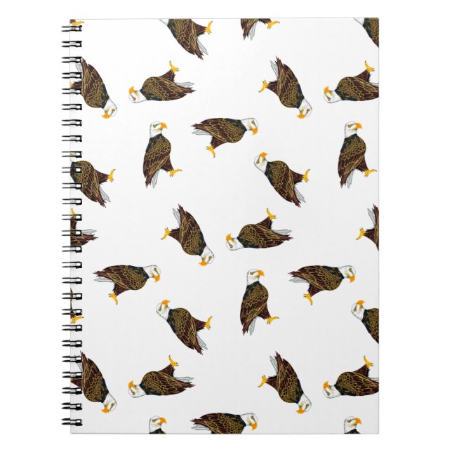 Espiral Caderno do lance de Eagle (Frente)