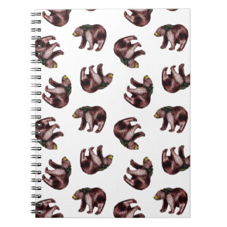 Espiral Caderno do lance do urso