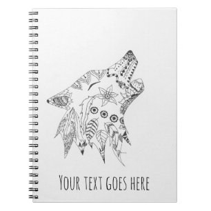 Espiral Caderno do lobo