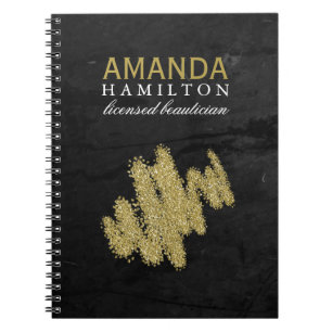 Espiral Caderno do maquilhador