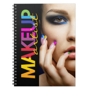 Espiral Caderno do maquilhador