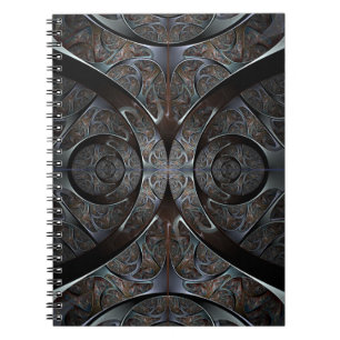 Espiral Caderno do metal pesado