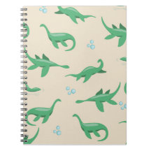 Caderno do Monstro do Lago Ness Criptídeo Fofo