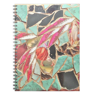 Espiral Caderno do mosaico