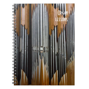 Espiral Caderno do órgão