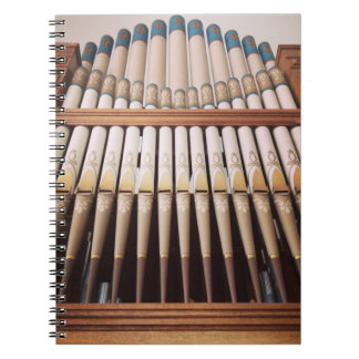 Espiral Caderno do órgão de tubulação