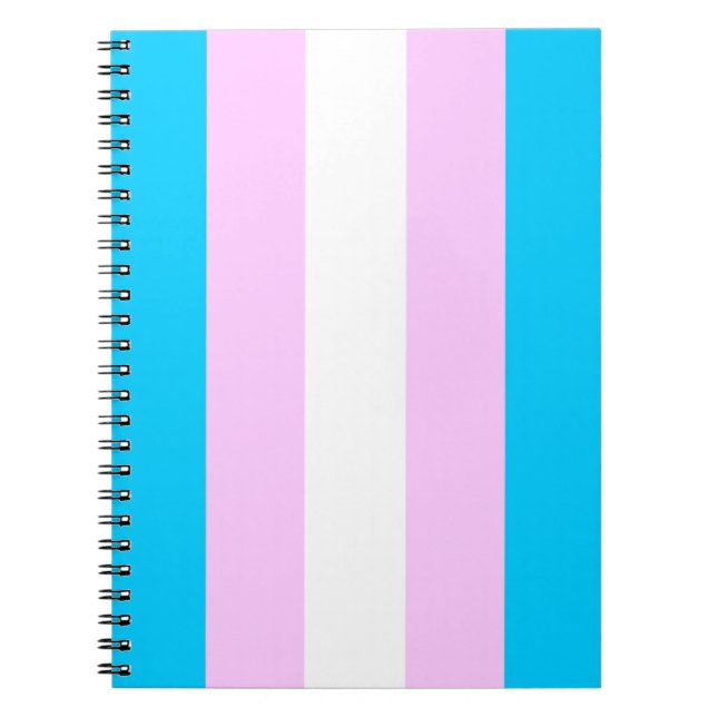 Espiral Caderno do orgulho do Transgender (Frente)