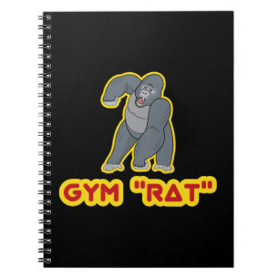 Espiral Caderno do papel do rato do Gym