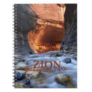 Espiral Caderno do parque nacional de Zion, estreitos de