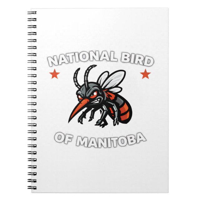 Espiral Caderno do Pássaro Nacional de Manitoba (Frente)