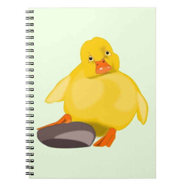 Espiral Caderno do Patinho Amarelo - Suas Cores - Texto (Frente)