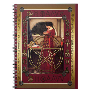 Espiral Caderno do Pentacle de Wicca