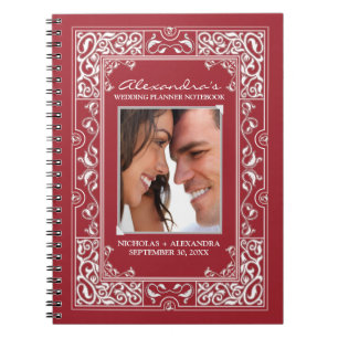 Espiral Caderno do planejador do casamento da noiva da