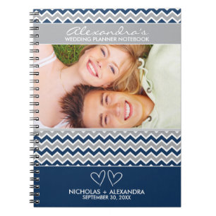 Espiral Caderno do planejador do casamento do teste padrã