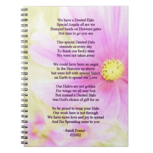 Espiral Caderno do poema do sobrevivente da cirurgia de
