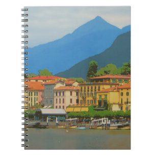Espiral Caderno do poster de Bellagio Italia