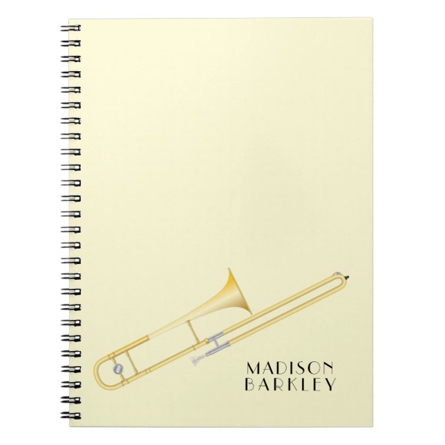 Espiral Caderno do Professor de Banda Músico de Trombone (Frente)