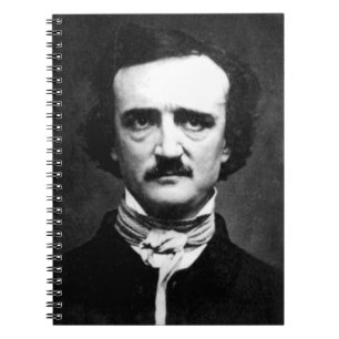 Espiral Caderno do Retrato de Edgar Allan Poe