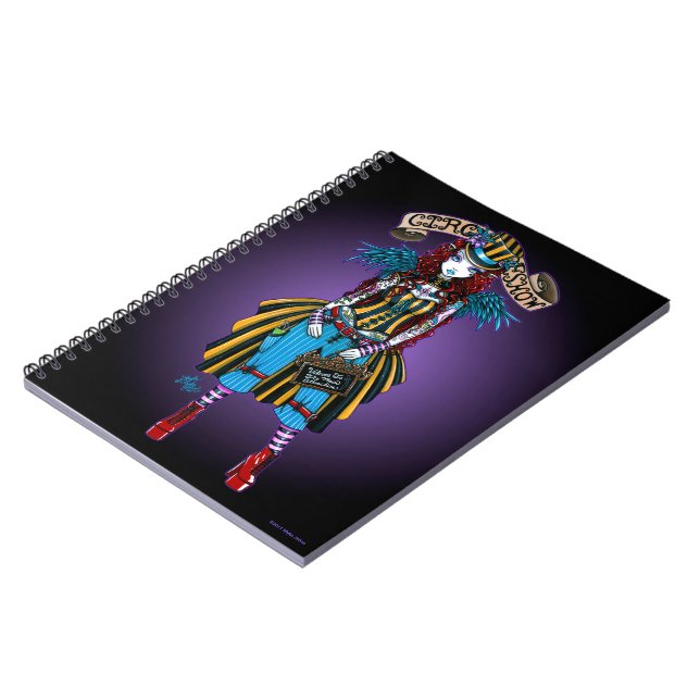 Espiral Caderno do secundário do tatuagem do circo de (Left Side)